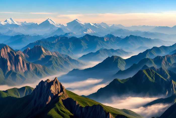 中国的十大名山 - 中国最美的十大名山