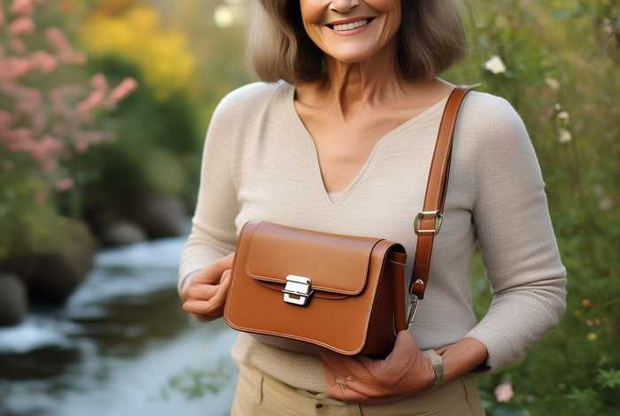 中老年牛津斜挎包女、中老年女士斜挎牛津包