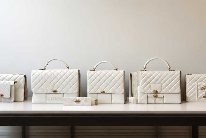 香奈儿白色菱格包所有款，香奈儿白色菱格包所有款式图片