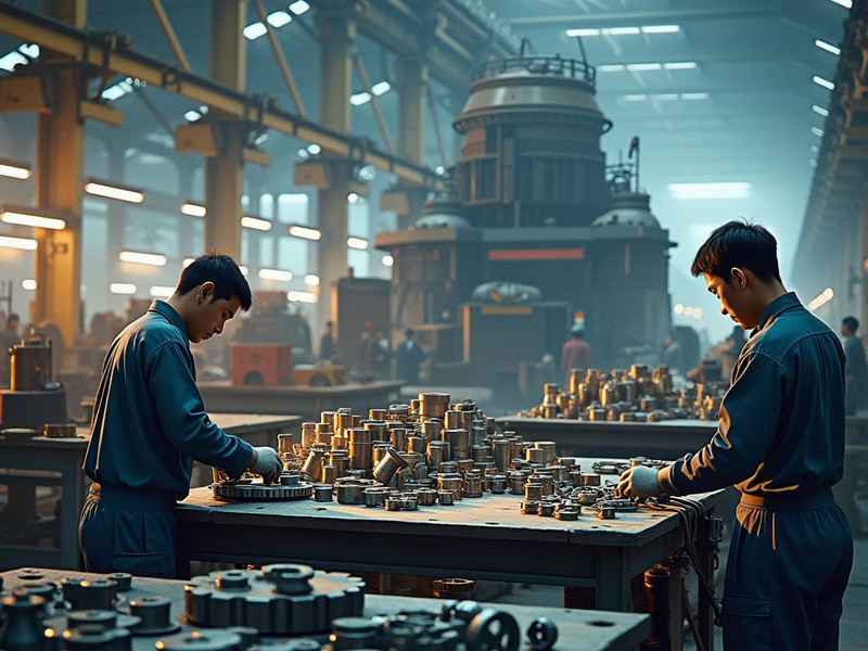 the factory，The factory worker