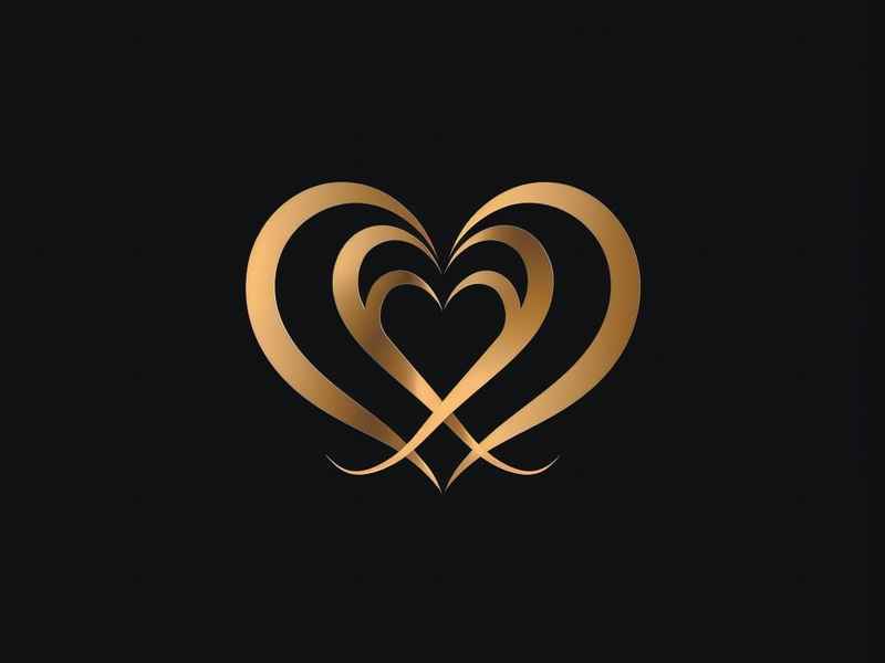 两颗心logo、两颗心logo标志的牌子 两颗心logo、两颗心logo标志的牌子