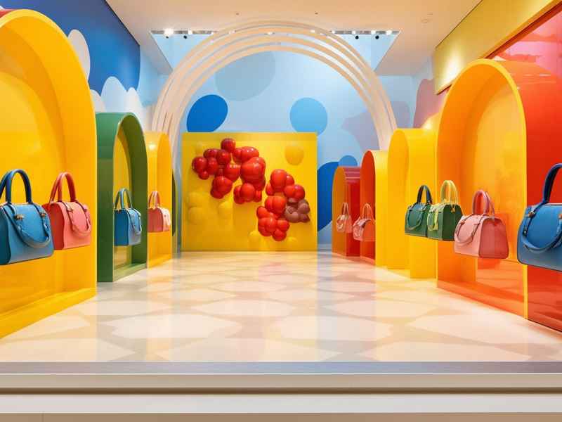 包包展台陈列图片 - 包包展台设计效果图 包包展台陈列图片 - 包包展台设计效果图