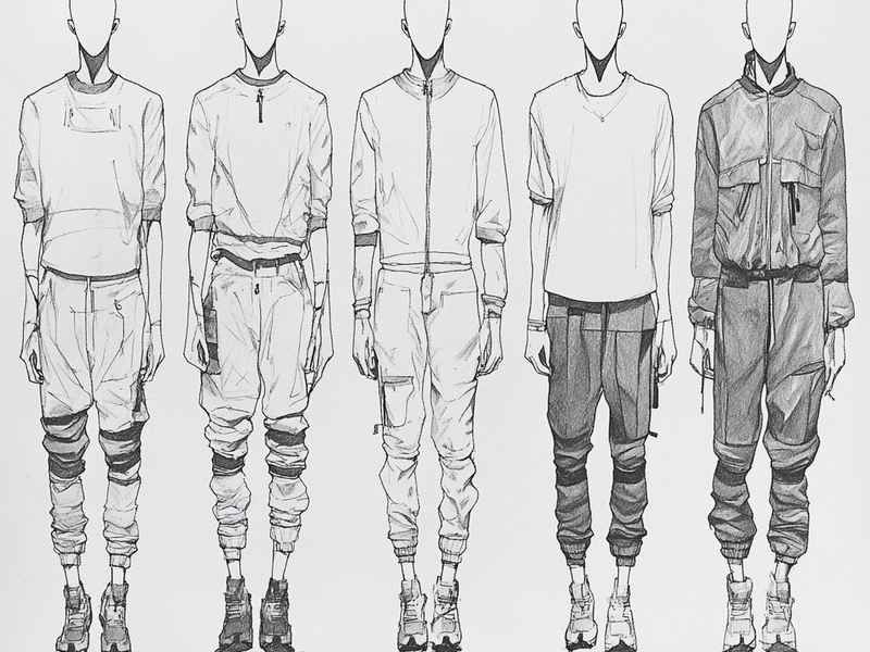 服装设计休闲男装效果图 - 服装设计休闲男装效果图片