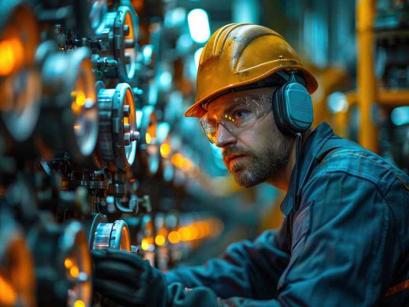 the factory，The factory worker
