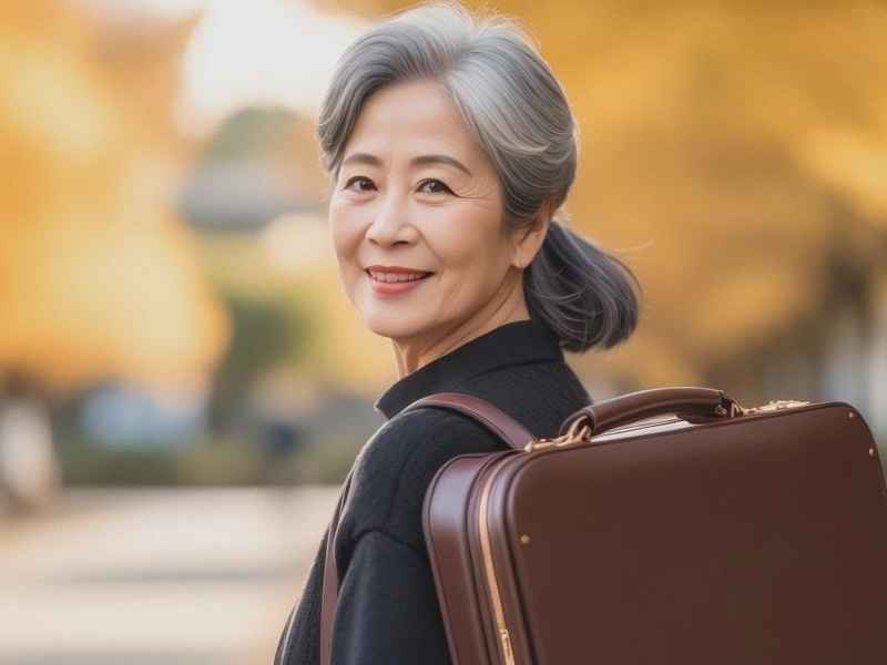 中年女性背包包（中年女性背包包图片）