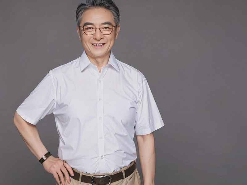 中老年男士夏天短袖衬衫 中老年男士夏天短袖衬衫图片