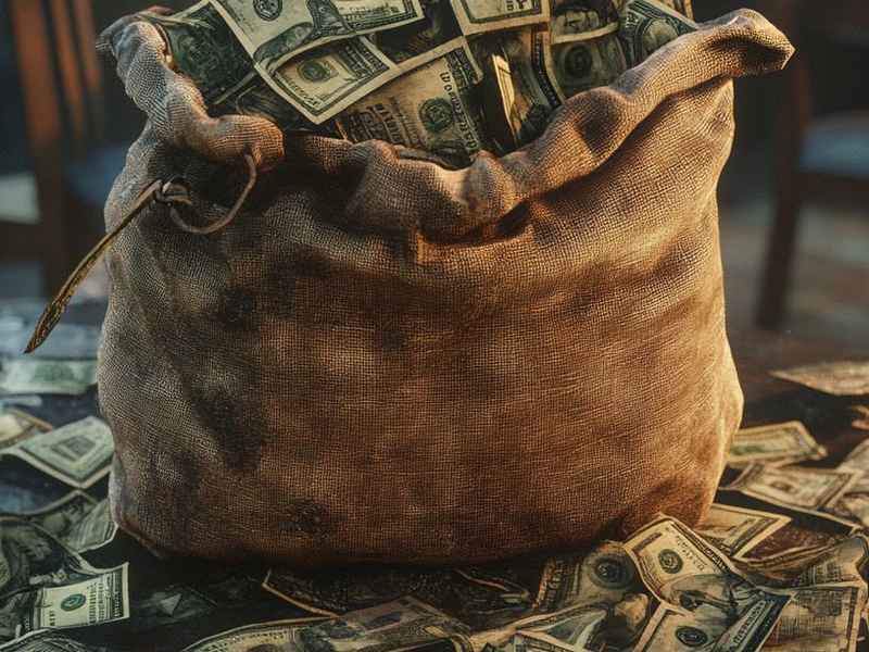十万现金包包，十万现金包包图片大全