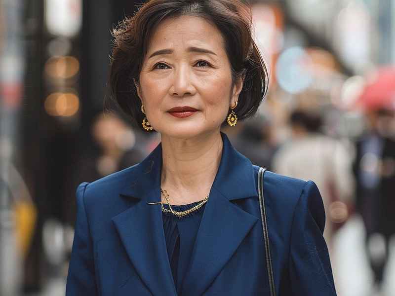 日本中年妇女的包包;日本中年女人的发型和服装 日本中年妇女的包包;日本中年女人的发型和服装