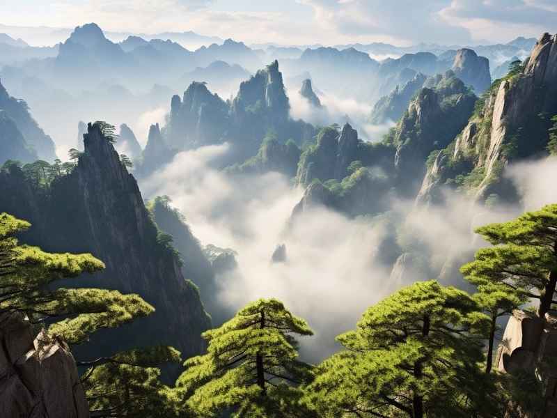 中国比较有名的山；中国比较有名的山川