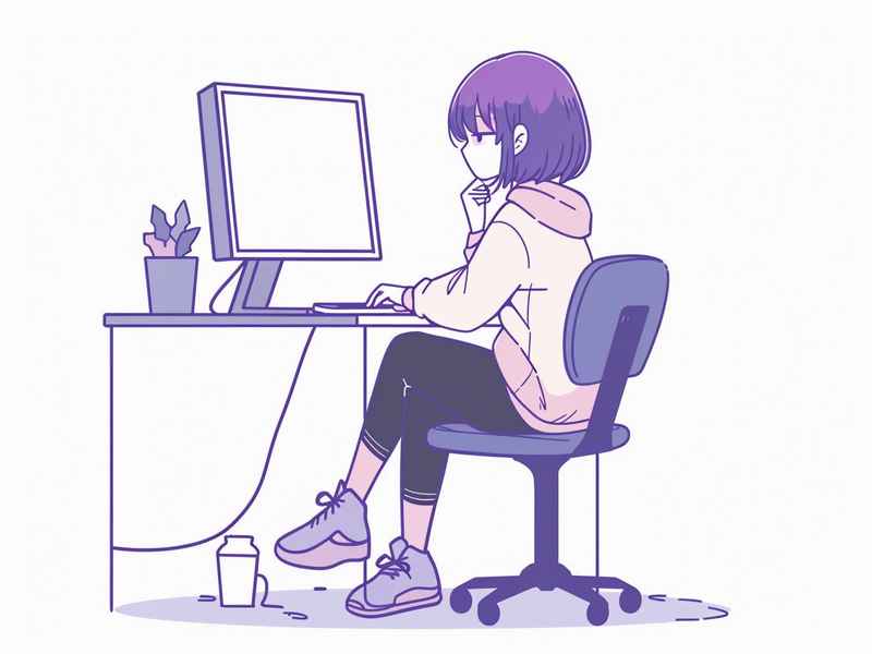 办公室女孩子;办公室女孩子短头发背影图片 办公室女孩子;办公室女孩子短头发背影图片