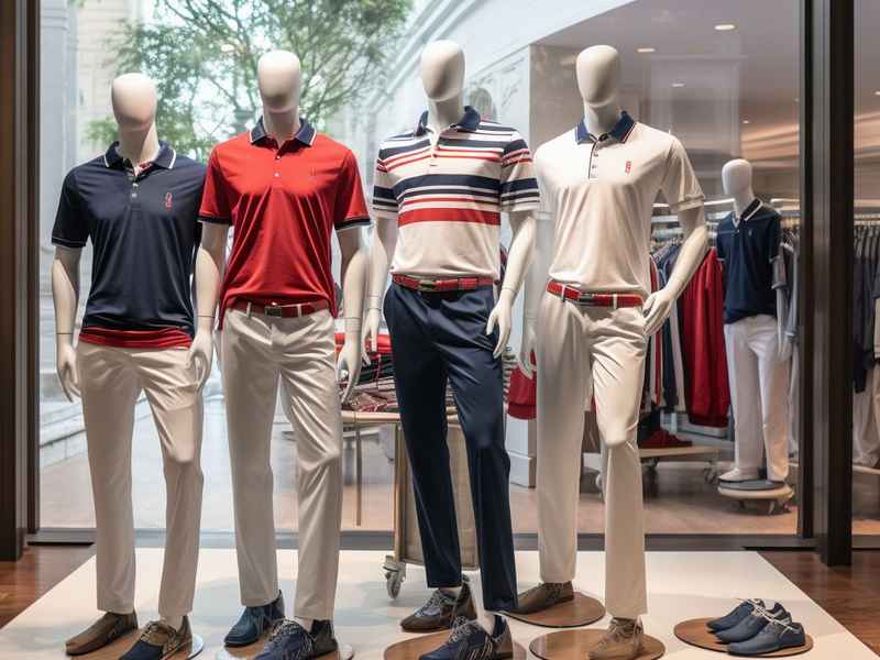 各种品牌男装展示；各种品牌男装展示图片