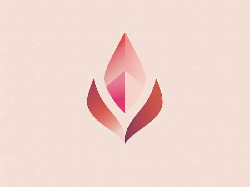 口红牌子logo；口红牌子logo标志是花