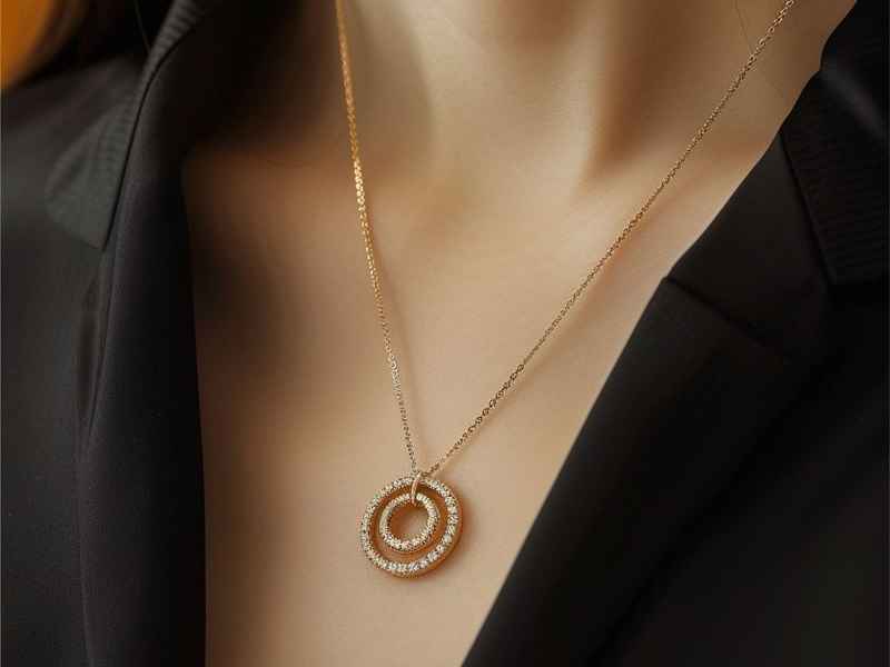 卡地亚女士项链、卡地亚女士项链LOVE系列是黄金的吗