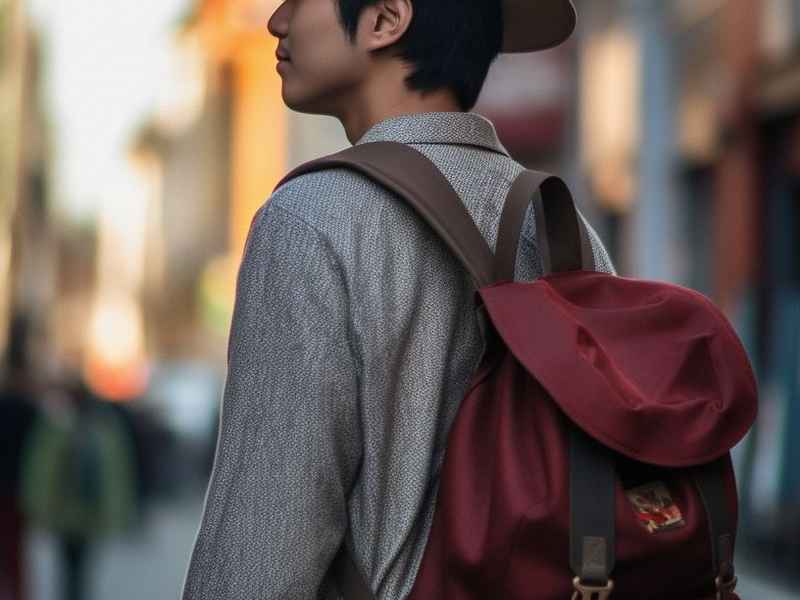 小众男包双肩、男士小众双肩包