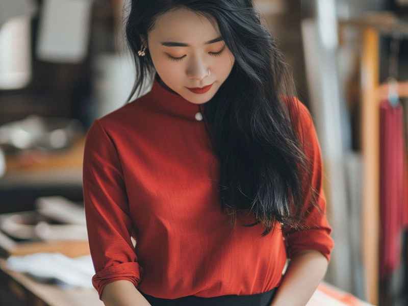 女式上衣夏装中袖(女式上衣夏装中袖裁剪图) 女式上衣夏装中袖(女式上衣夏装中袖裁剪图)
