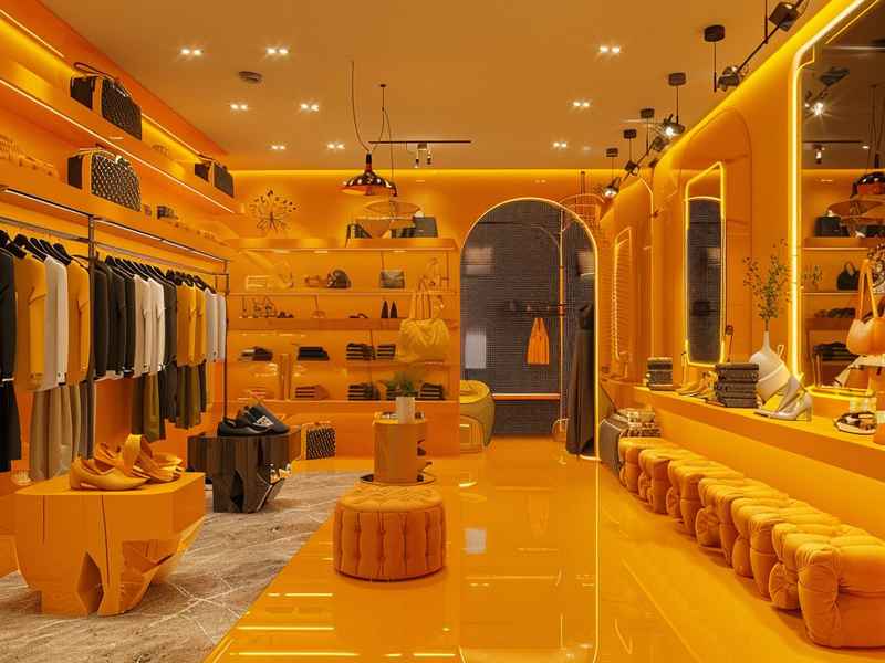 四个字衣服品牌门店设计是那种黄一点很有设计 四个字卖衣服品牌 四个字衣服品牌门店设计是那种黄一点很有设计 四个字卖衣服品牌