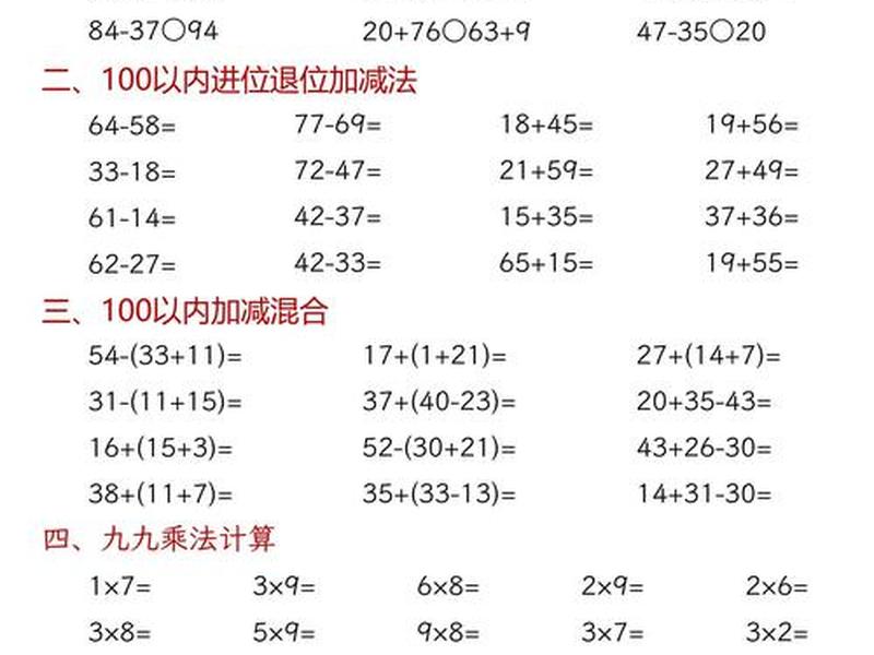100以内包不包含100、100以内包含不包含100