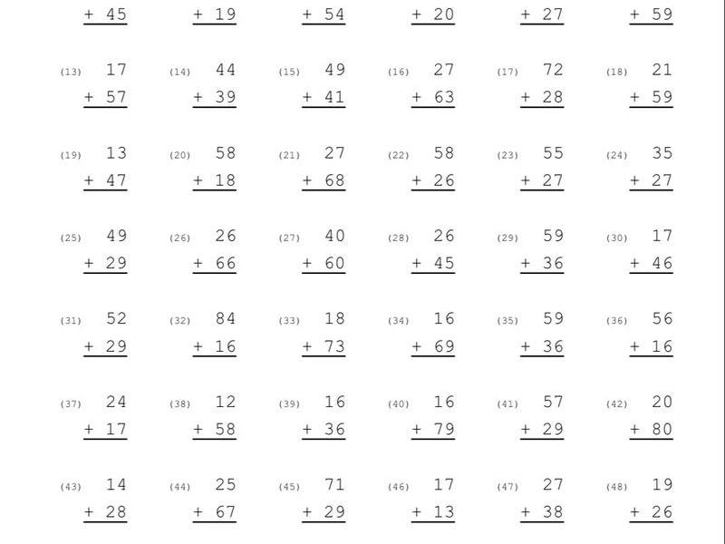 1万以内的加减法竖式计算题 1万以内的加减法竖式计算题100道