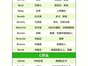 b字开头的英文名字女生 - b字开头的英文名字女生可爱