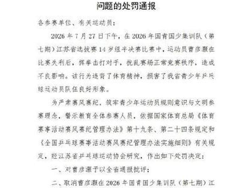 14岁乒乓球运动员比赛失利，14岁乒乓球运动员比赛失利怎么办